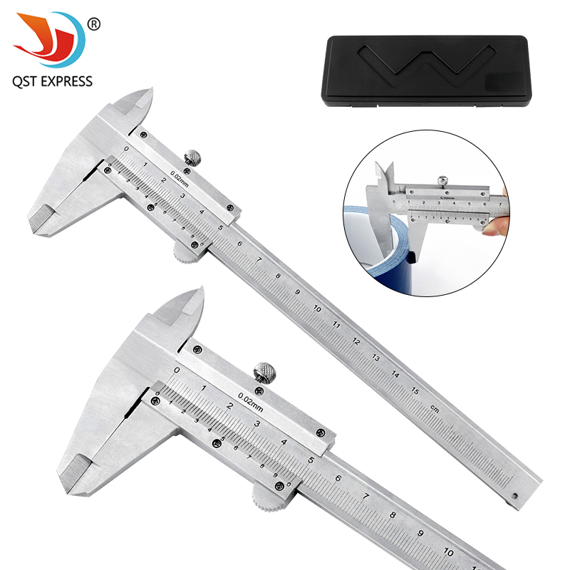 Digital Caliper 150Mm Stainless Steel - QSTEXPRESS 버니어 캘리퍼스, 금속 캘리퍼스 게이지,