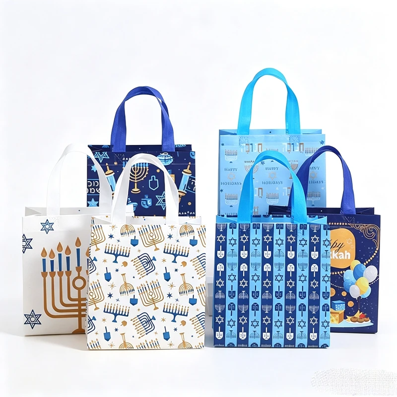 세련된 디자인의 유대교 명절용 부직포 토트백 50개 세 - Packaging 리뷰 및 가격