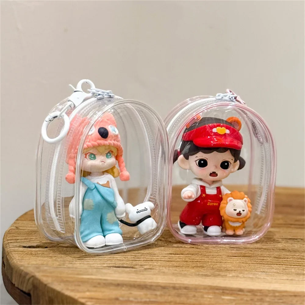 새로운 휴대용 투명 지퍼형 보관 가방, 열쇠고리, 만화 - Packaging 리뷰 및 가격