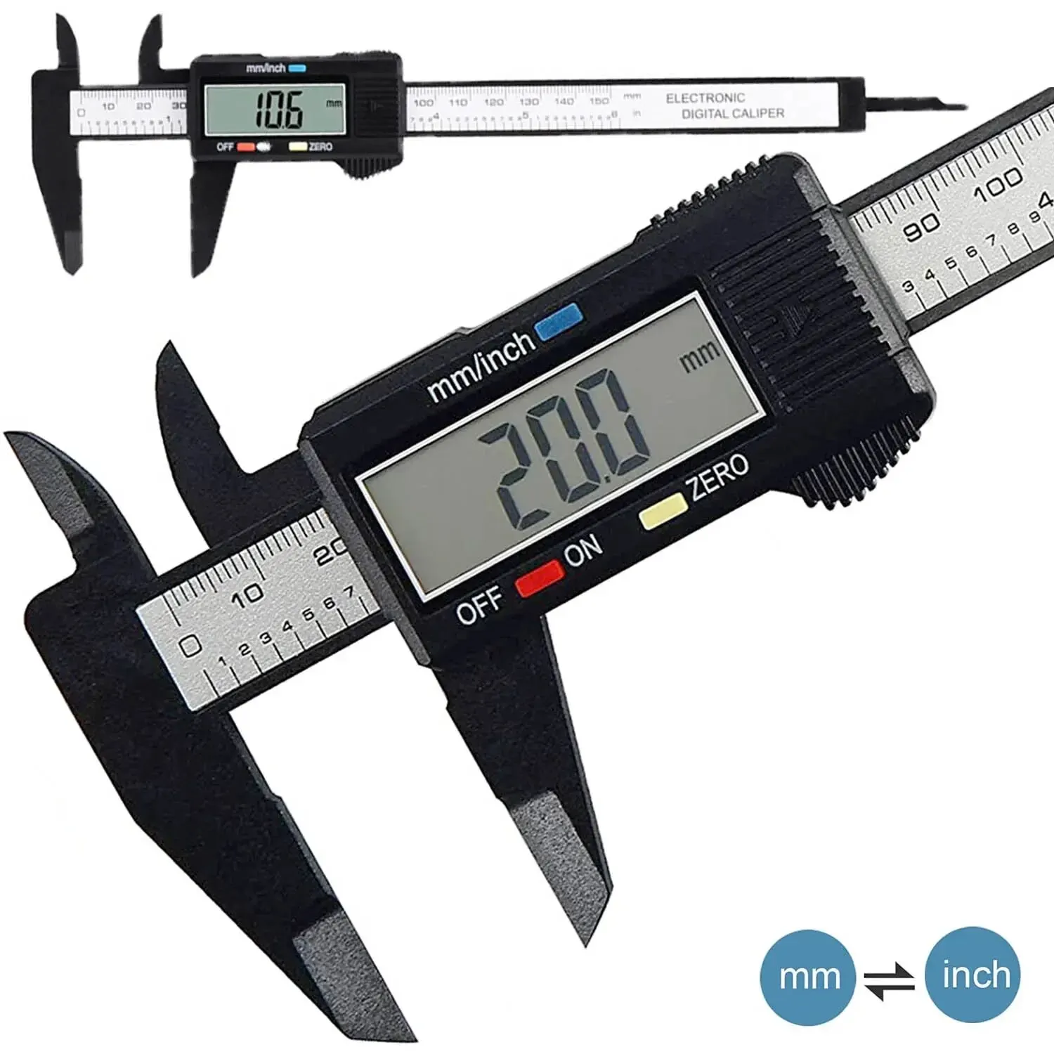 탄소 섬유 디지털 캘리퍼스 150mm 100mm 전자  - Digital Caliper 150Mm Stainless Steel 리뷰 및 가격